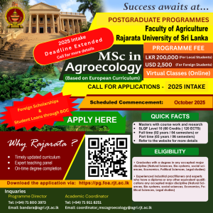 MSc in Agroecology